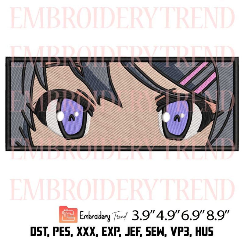 Mai Sakurajima Face Embroidery Design - Anime Machine Embroidery Design