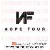 NF American Rapper Logo Embroidery Design – Music Machine Embroidery File