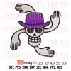 One Piece Brook Jolly Roger Embroidery – Anime Machine Embroidery Design File