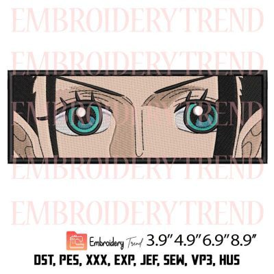Nico Robin Eyes Embroidery – Anime One Piece Machine Embroidery Design