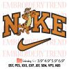 Nike Mike and Sully Embroidery Design – Cartoon Monster Embroidery Digitizing File