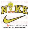 Bugs Bunny x Nike Embroidery Design – Looney Tunes Cartoon Embroidery Digitizing File
