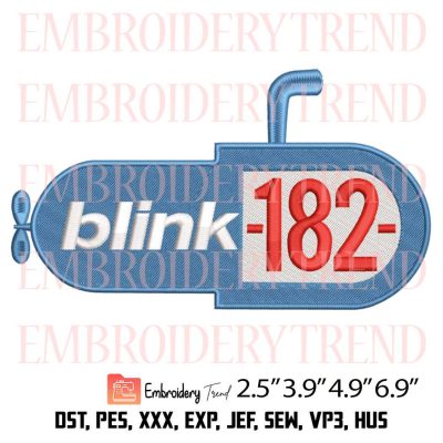 Oceangate Submarine Blink 182 Embroidery – Missing Submarine Machine Embroidery Design