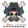 Nami Luffy Jolly Roger Logo Embroidery – Anime One Piece Machine Embroidery Design