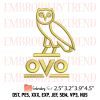 Owl Ovo Embroidery Design File Instant Download