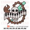 Spade Pirates Jolly Roger Logo Embroidery – Anime One Piece Machine Embroidery Design