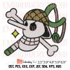 Franky Jolly Roger Logo Embroidery – Anime One Piece Machine Embroidery Design