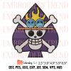 Scratchmen Apoo Jolly Roger Embroidery – Anime One Piece Machine Embroidery Design