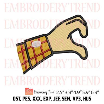 Woody Hand Embroidery Design – Toy Story Machine Embroidery File