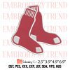 Boston Baseball Embroidery Design – Sport Embroidery Digitizing File