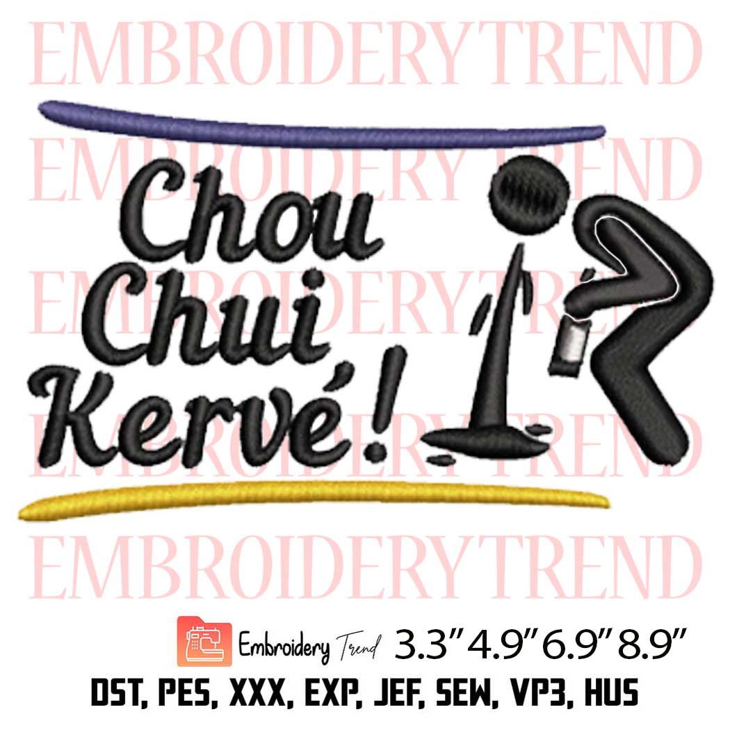Chou chui kerve Embroidery Design File