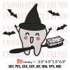 Trick Of Teeth Halloween Embroidery Design – Funny Dental Halloween Embroidery Digitizing File