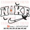 Nike Pennywise Drip Embroidery Design – Horror Halloween Embroidery Digitizing File