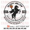 Sleepy Hollow Dead and Breakfast Embroidery Design – Halloween Embroidery Digitizing File