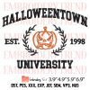 HalloweenTown University Embroidery