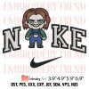Chibi Chucky Embroidery Design – Halloween Horror Embroidery Digitizing File