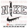 Knife Ghostface x Nike Embroidery