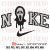 Pennywise Nike Swoosh Embroidery Design – Horror Halloween Embroidery Digitizing File