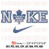 Toronto Maple Leafs Logo Embroidery Design – NHL Hockey Embroidery Digitizing File