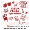 Taylor Swift Midnights Album Embroidery Design – The Eras Tour Embroidery Digitizing File