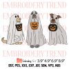Cute Spooky Halloween 2023 Embroidery Design – Ghost Drink Coffee Embroidery Digitizing File