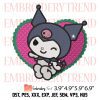 Cinnamoroll And Friend Cute Embroidery Design – Sanrio Cartoon Embroidery Digitizing File