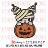 Keroppi Pumpkin Embroidery Design – Halloween Sanrio Embroidery Digitizing File