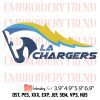 Los Angeles Chargers Est 1960 Embroidery Design – NFL Chargers Embroidery Digitizing File