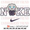 Nike x Kitty Ghostface Embroidery Design – Spooky Halloween Embroidery Digitizing File