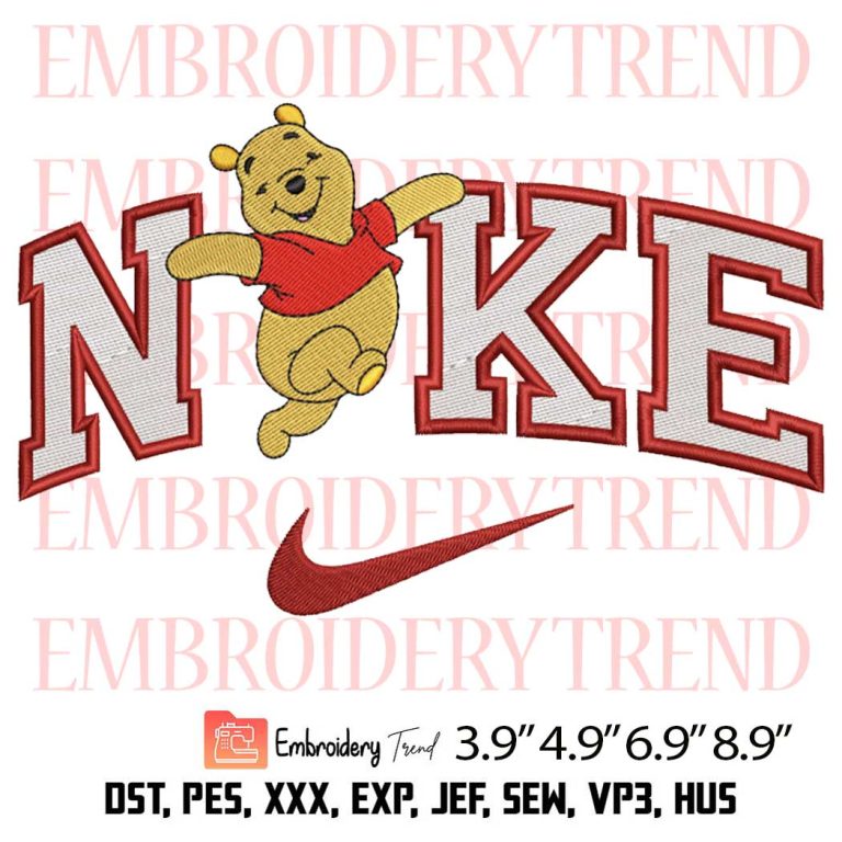 Nike Disney Winnie Embroidery Design – Winnie The Pooh Embroidery ...