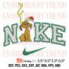Nike Grinch Hand Embroidery Design – Christmas Embroidery Digitizing File