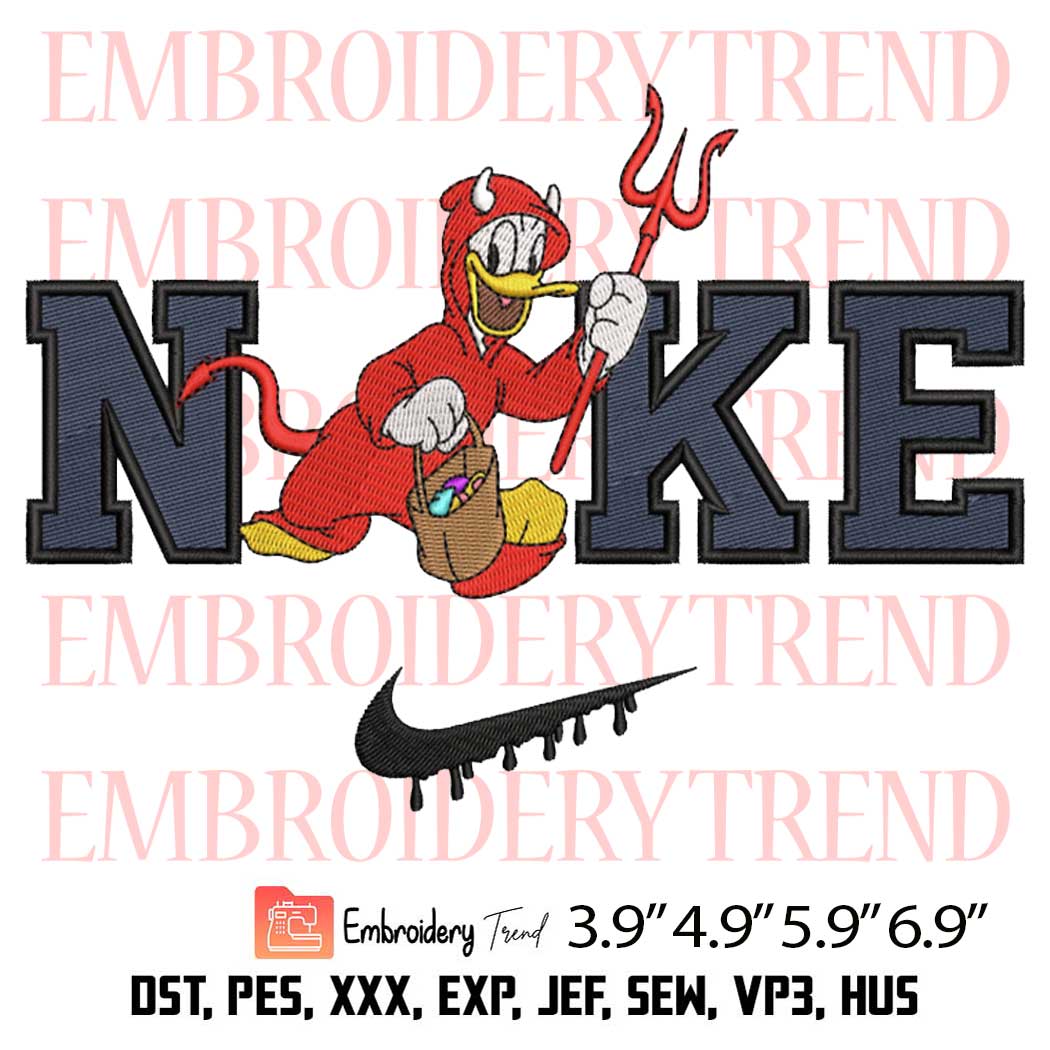 Nike Donald Duck Halloween Embroidery Design – Disney X Halloween ...
