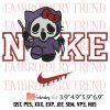 Nike x Cinnamoroll Halloween Embroidery Design – Spooky Halloween Embroidery Digitizing File