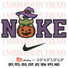 Nike Hello Kitty Pumpkin Embroidery Design – Halloween Embroidery Digitizing File