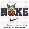 Nike My Melody Pumpkin Cute Embroidery Design – Halloween Embroidery Digitizing File