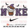 Nike x My Melody Embroidery Design – Spooky Halloween Embroidery Digitizing File