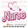 School Nurse Embroidery Design – Nurse Week Embroidery Digitizing File
