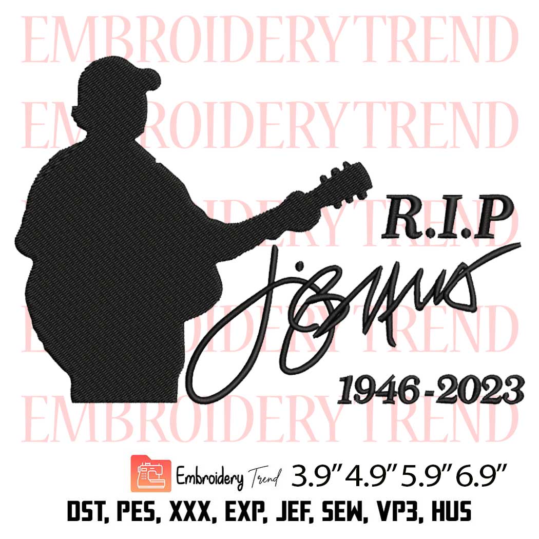 RIP Jimmy Buffett Embroidery Design – Remember Jimmy Buffett Embroidery Digitizing File