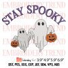 Ghost with Dog Cute Embroidery Design – Halloween Embroidery Digitizing File