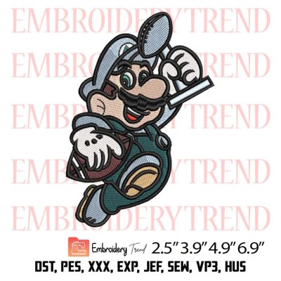 Super Mario Philadelphia Eagles Embroidery Design – Football Game Day 2023 Embroidery Digitizing File