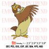 Nike Disney Owl Embroidery Design – Winnie the Pooh Embroidery Digitizing File