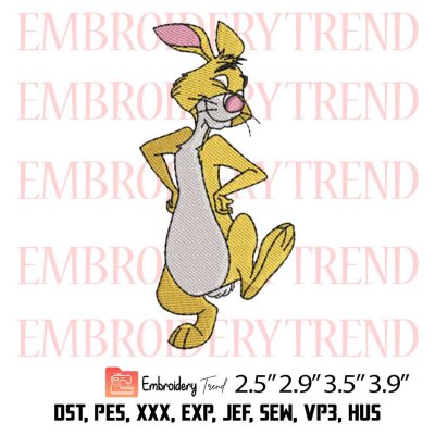 Roo Disney Funny Embroidery Design – Winnie the Pooh Embroidery Digitizing File