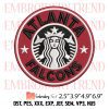 Buffalo Bills Starbucks Logo Embroidery Design – Sport NFL Starbucks Embroidery Digitizing File