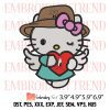 Kitty Junior H Sad Boyz Embroidery Design – Hello Kitty x Music Embroidery Digitizing File