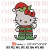 Bad Bunny Hello Kitty Embroidery Design – Sad Heart Embroidery Digitizing File