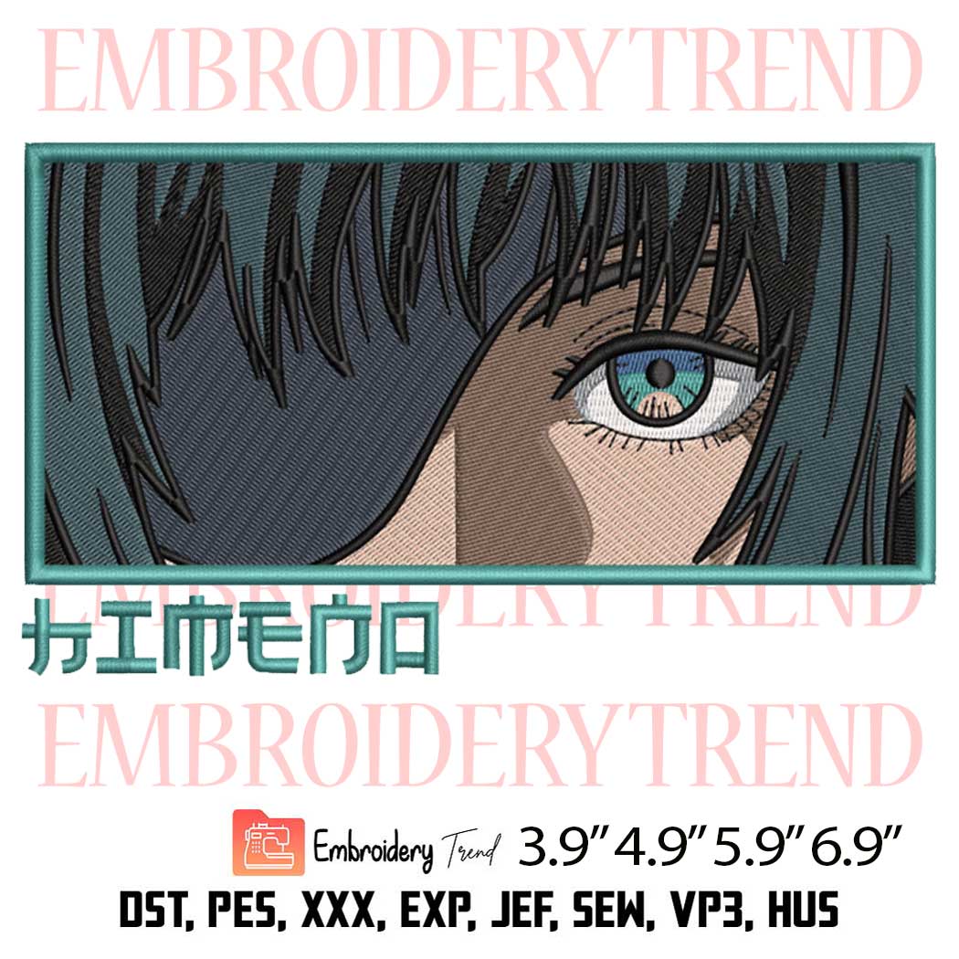 Himeno Embroidery Design – Anime Chainsaw Man Embroidery Digitizing File