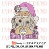 Merry Christmas Santa Claus Embroidery Design – Christmas 2023 Embroidery Digitizing File