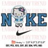 Nike Ghostface Xmas Embroidery Design, Christmas Halloween Horror Embroidery Digitizing File
