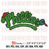 Phillies Phanatic Embroidery Design – Philly Mascot Embroidery Digitizing File