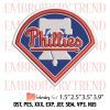 Philadelphia Phillies Logo Embroidery Design – Baseball Logo Embroidery Digitizing File